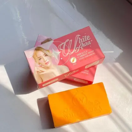 White Aura Miracle Carrot Soap-160g